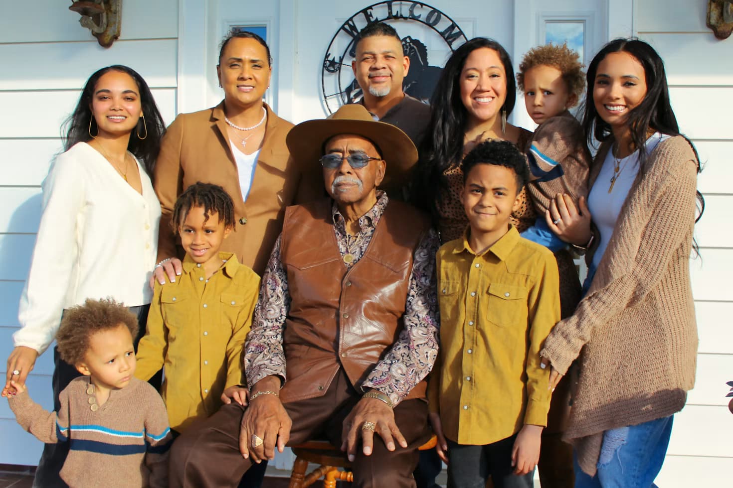 Multi-generation family reviewing estate plans together